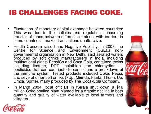 Hr issues of coca cola company it is good news everywhere for coca cola